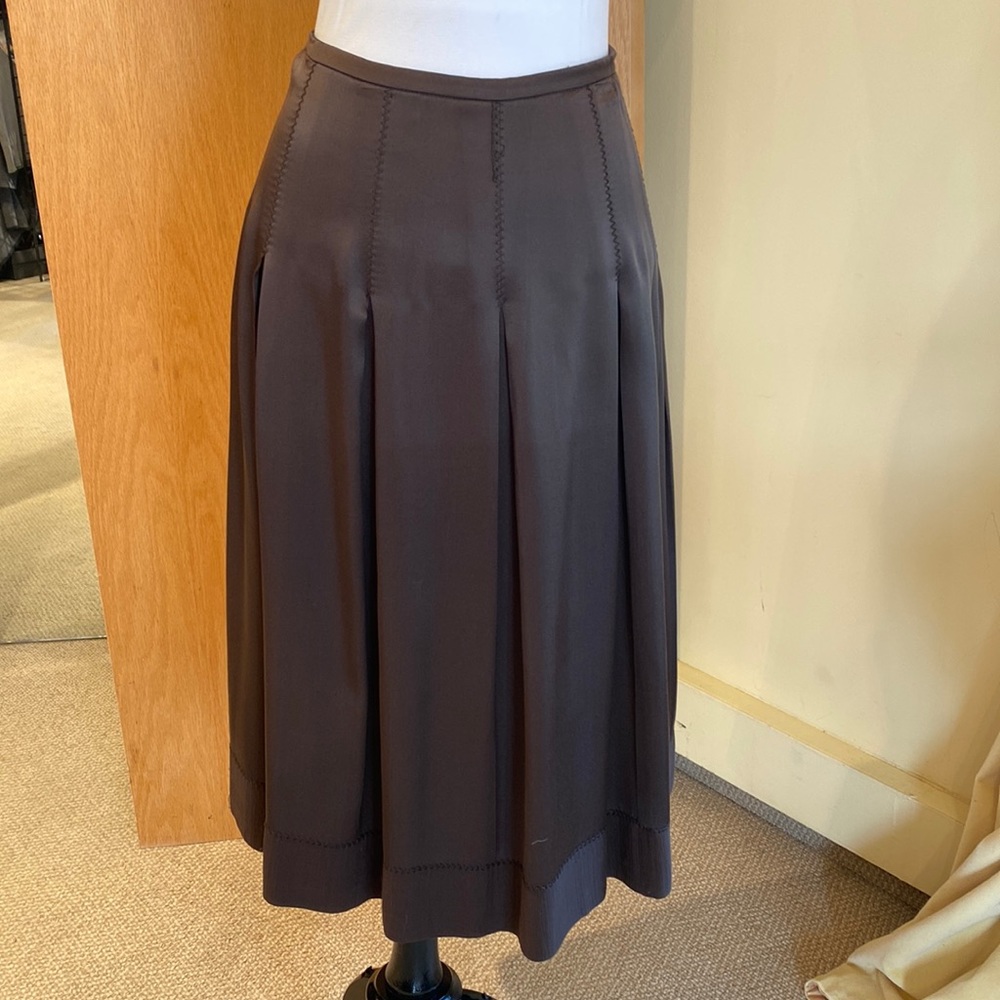 Elie Tahari , silk pleated shirt, like new